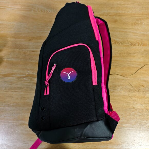 Nike Black Backpack with Pink and Purple Highlights - Picture 4 of 4